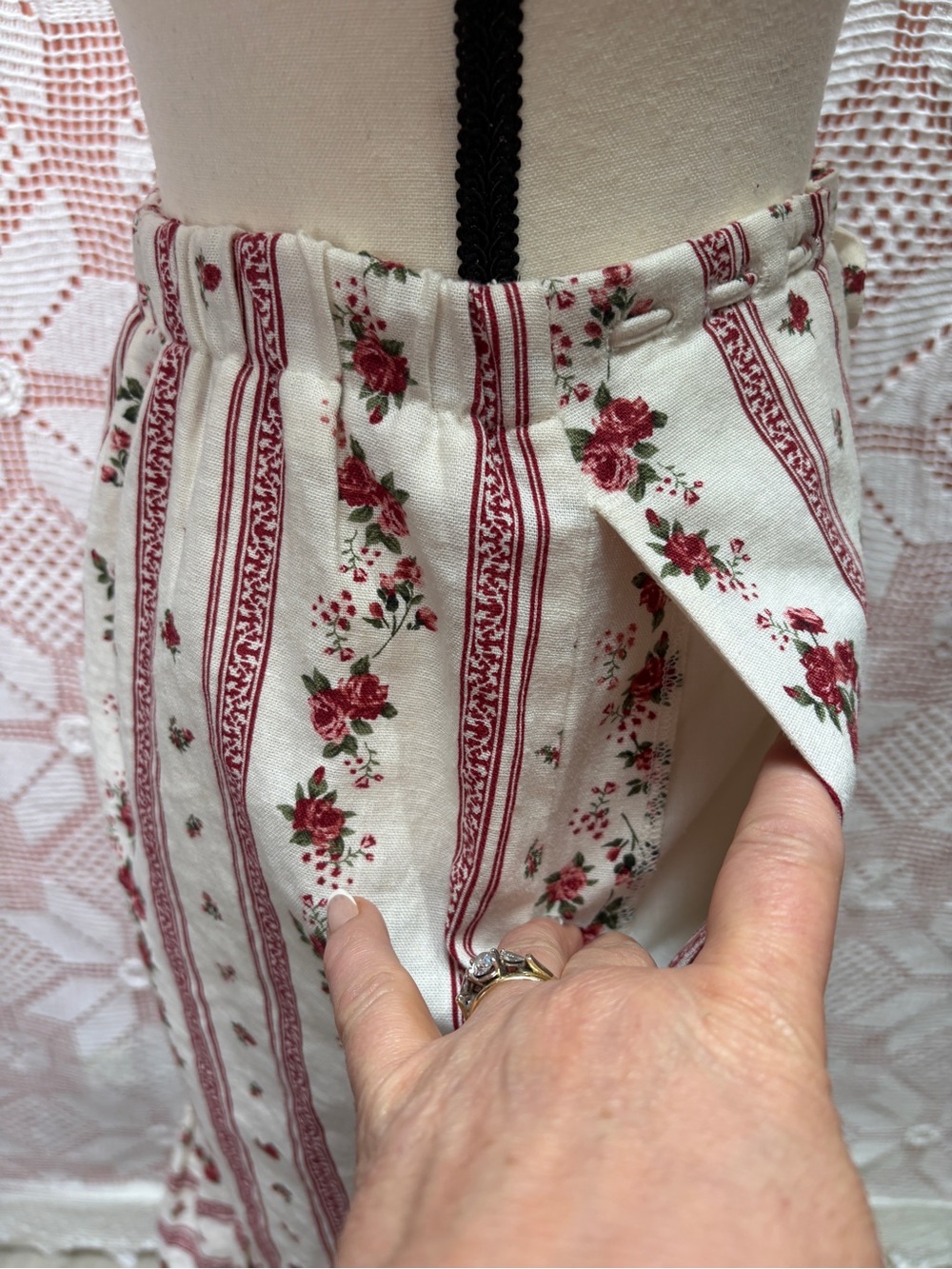Joie Linen Blend Floral Maxi Skirt XS | Cottagecore Prairie - Picture 7 of 11